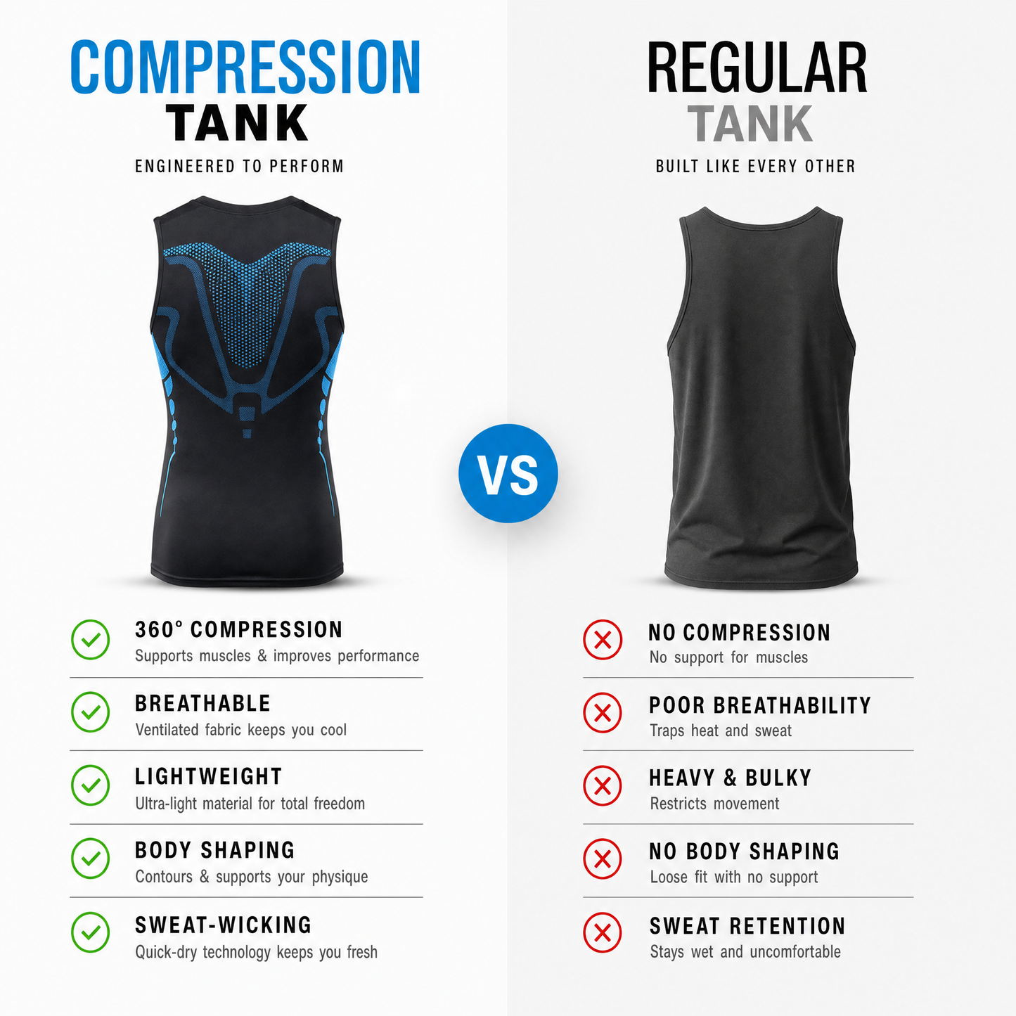 AnısFit Compression Shape Tank